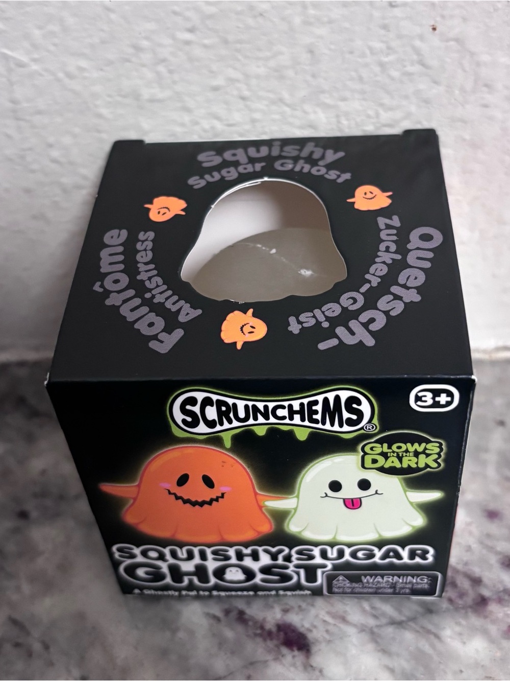 Scrunchems Squishy Sugar Ghost Glow in the Dark